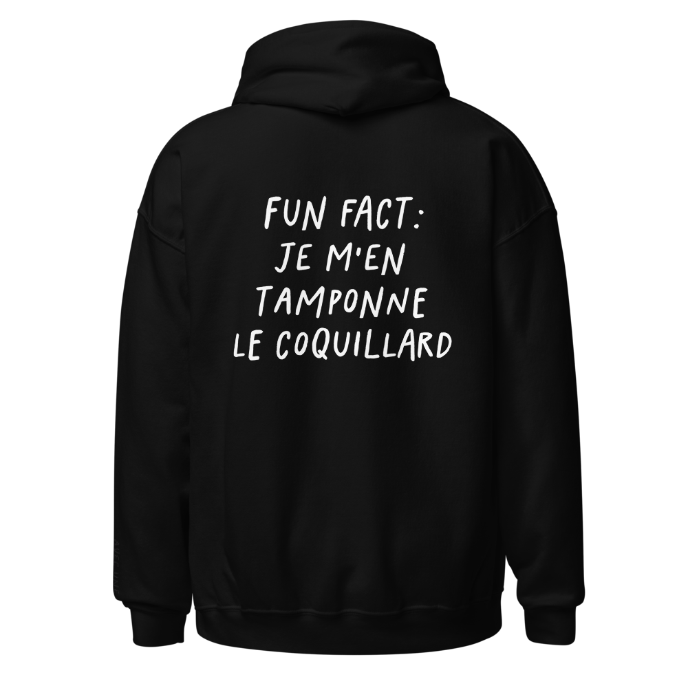 Sweat « Fun fact : Je m’en tamponne le coquillard »