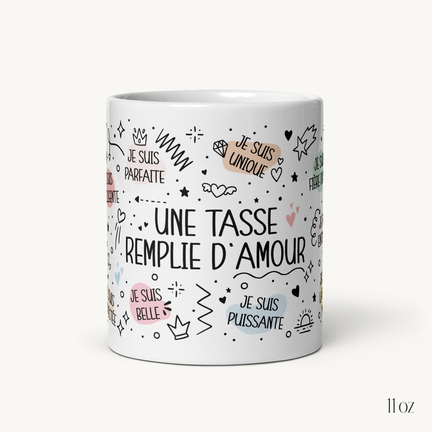 Mug "Affirmations Positives" (féminin)