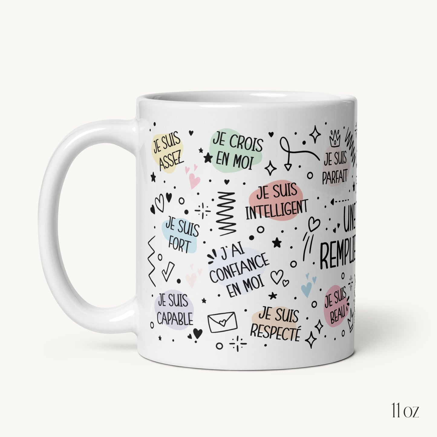 Mug "Affirmations Positives" (masculin)