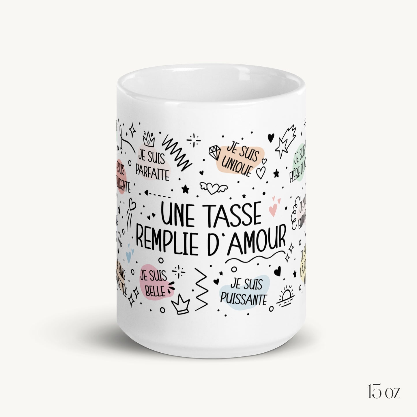 Mug "Affirmations Positives" (féminin)