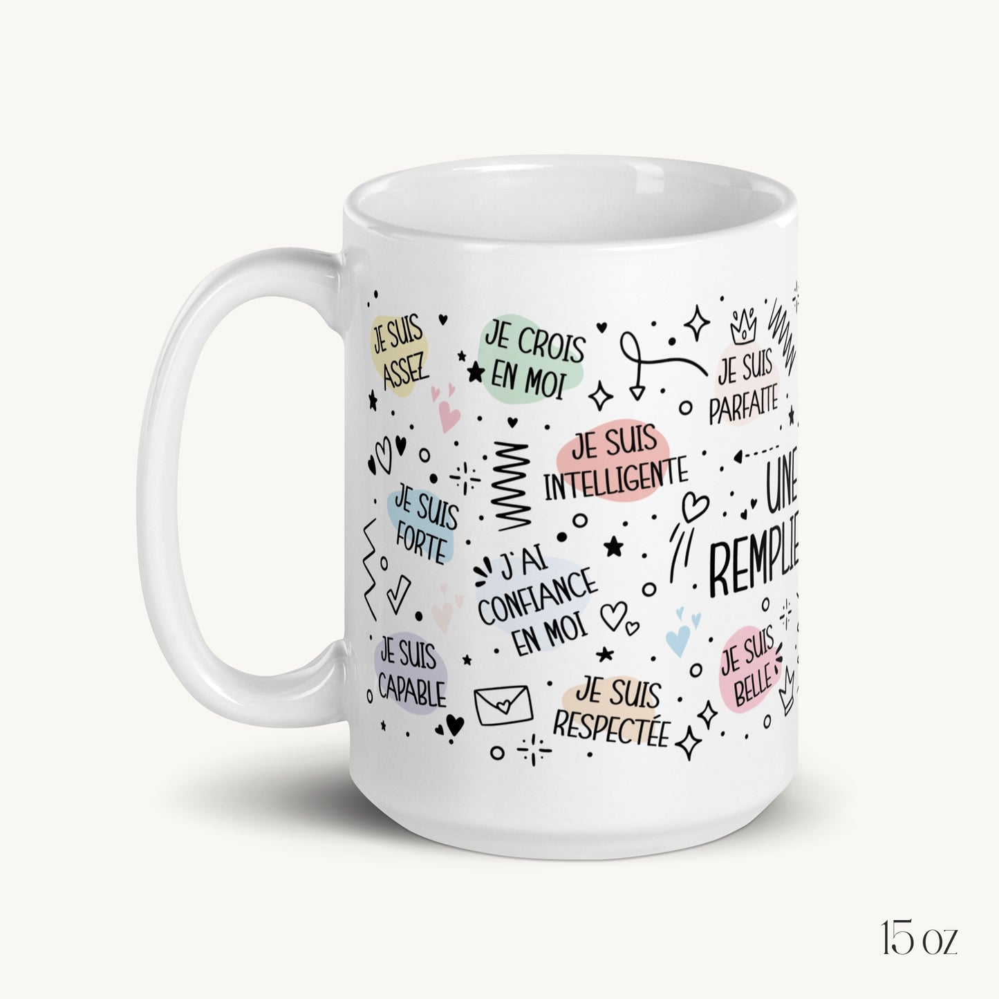 Mug "Affirmations Positives" (féminin)