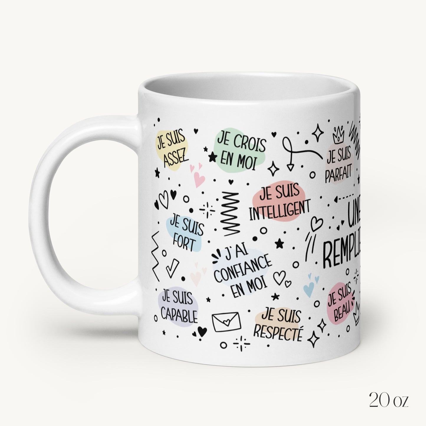 Mug "Affirmations Positives" (masculin)