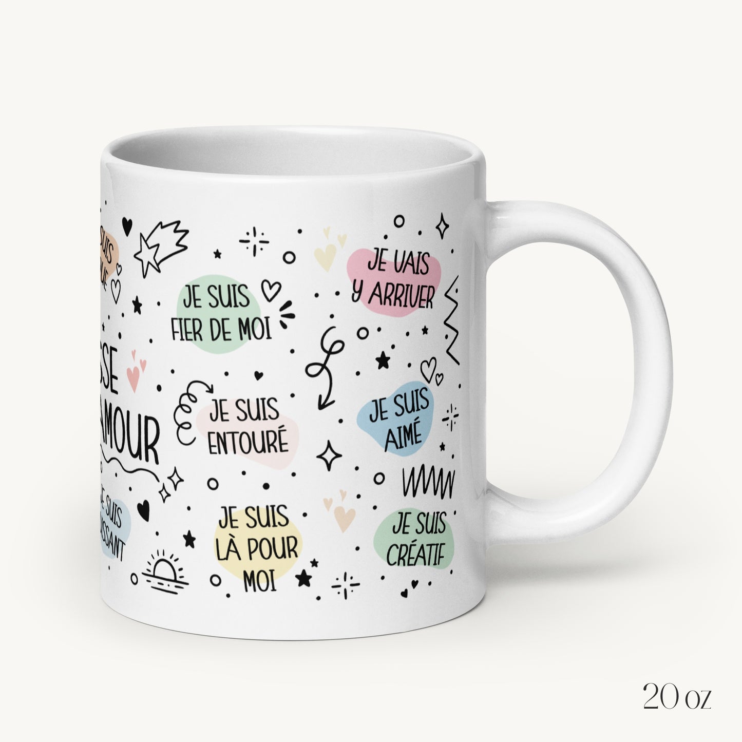 Mug "Affirmations Positives" (masculin)