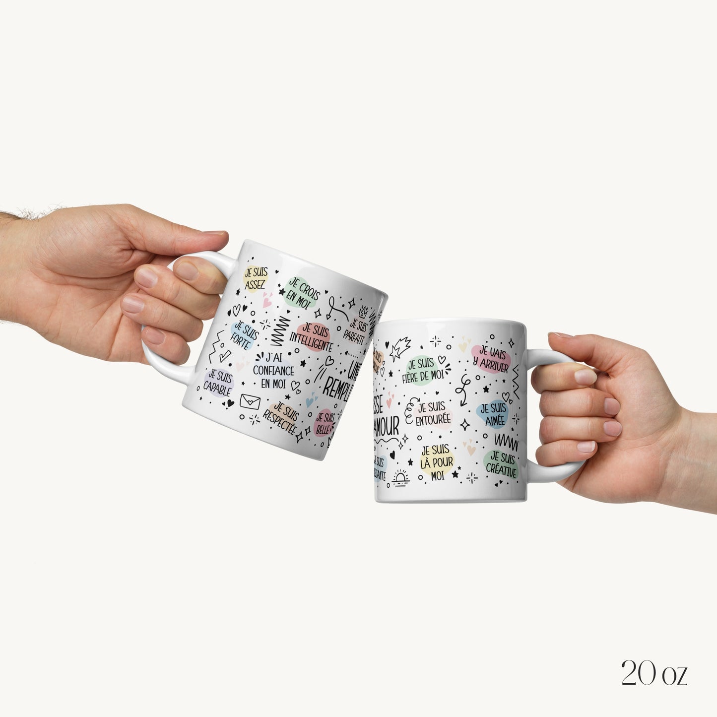 Mug "Affirmations Positives" (féminin)