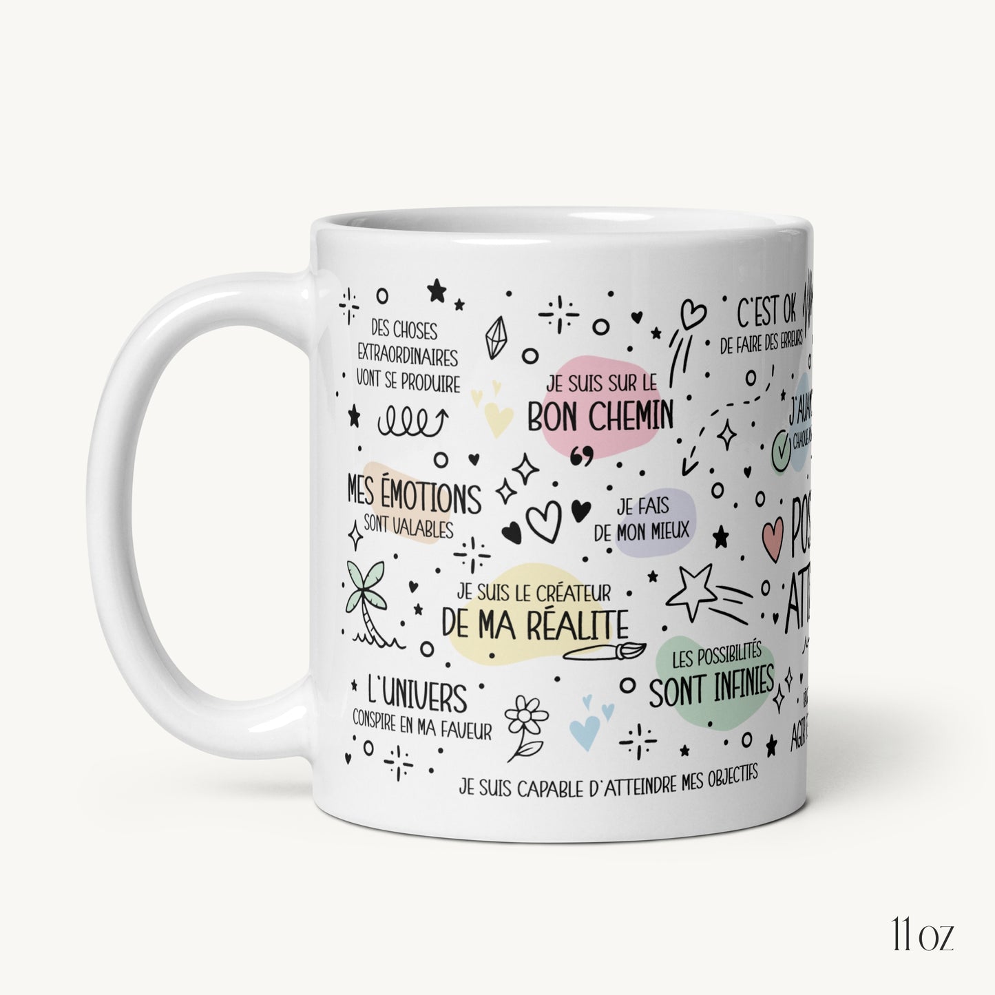 Mug "Positive Attitude" (masculin)