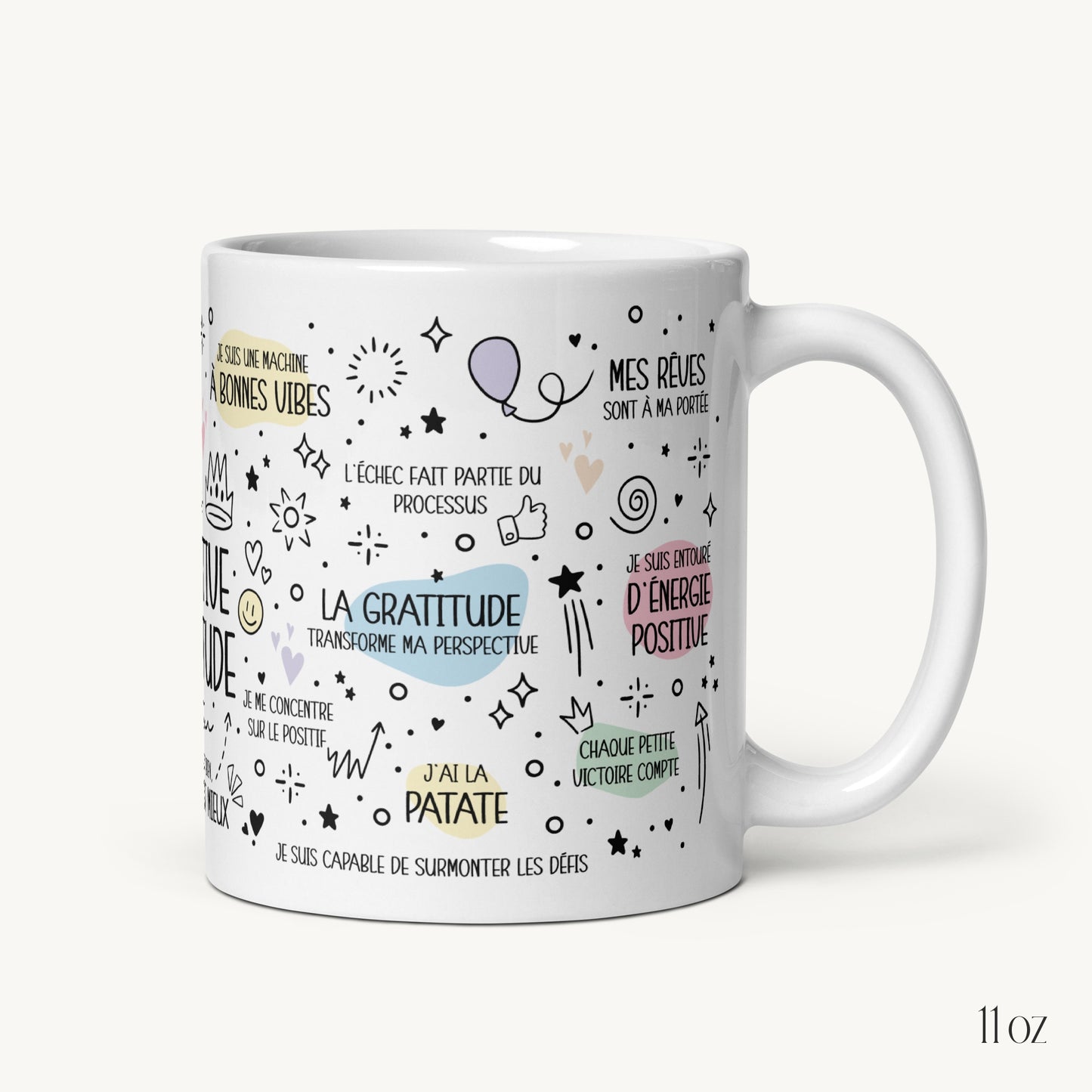 Mug "Positive Attitude" (masculin)