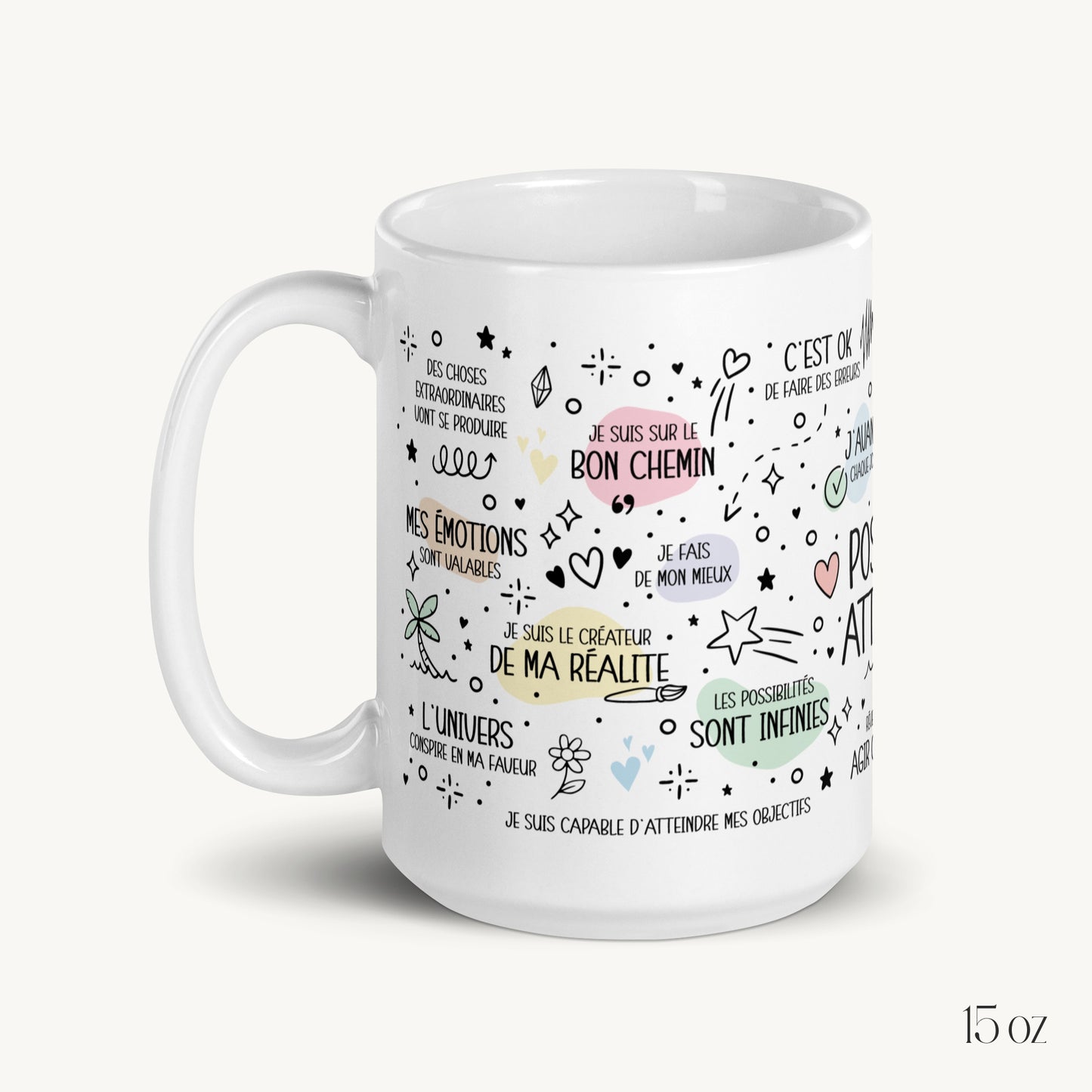 Mug "Positive Attitude" (masculin)