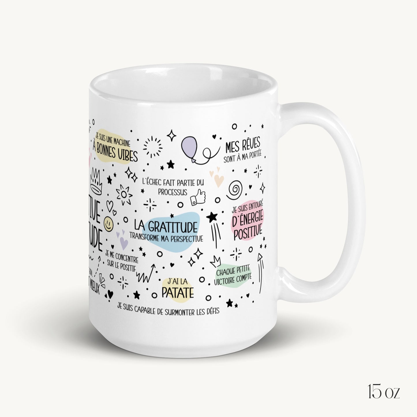 Mug "Positive Attitude" (masculin)