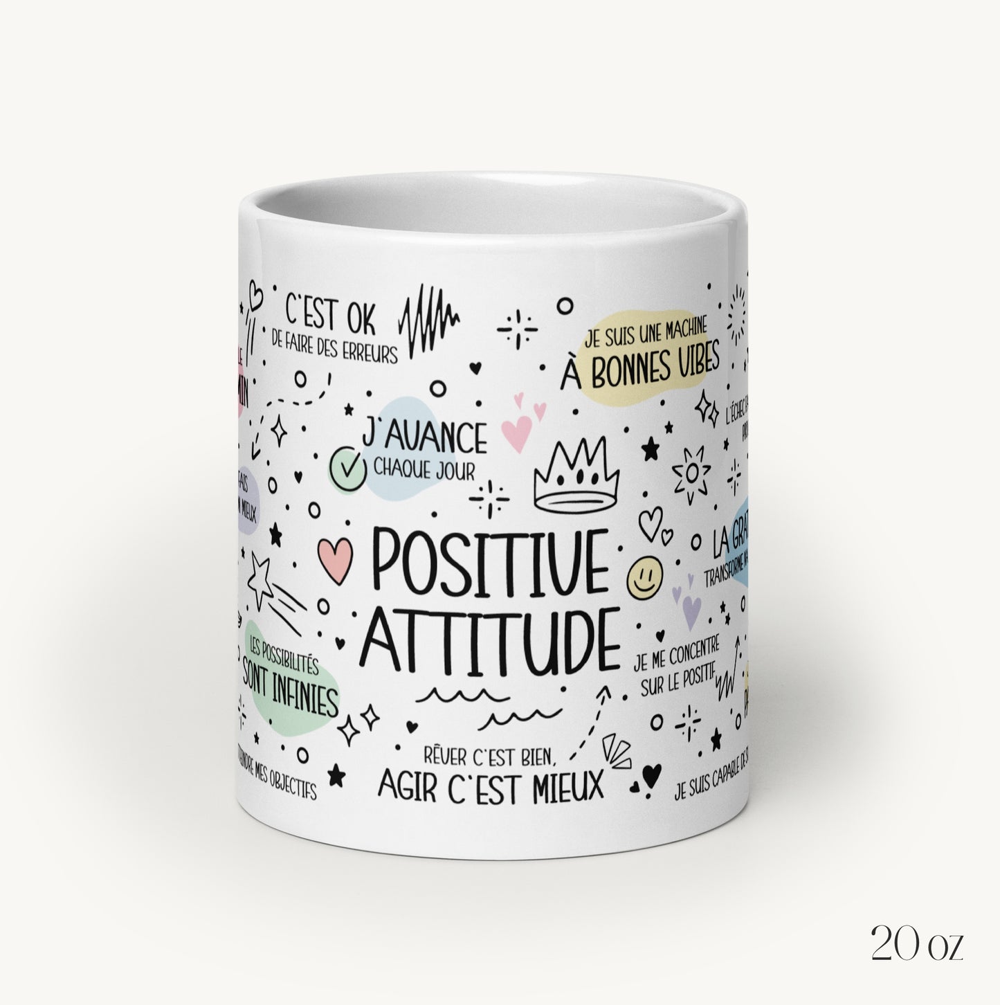 Mug "Positive Attitude" (masculin)