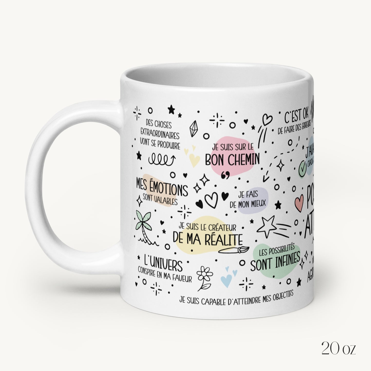 Mug "Positive Attitude" (masculin)