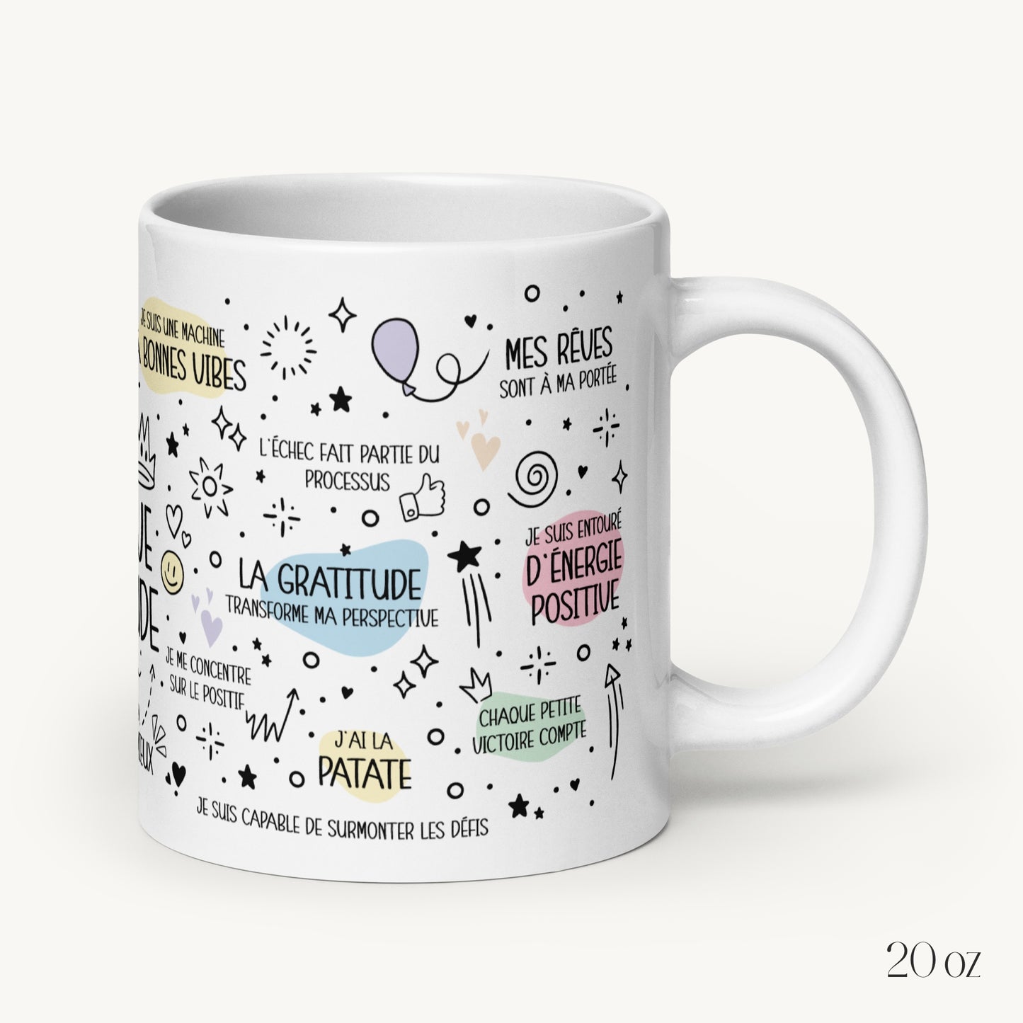 Mug "Positive Attitude" (masculin)