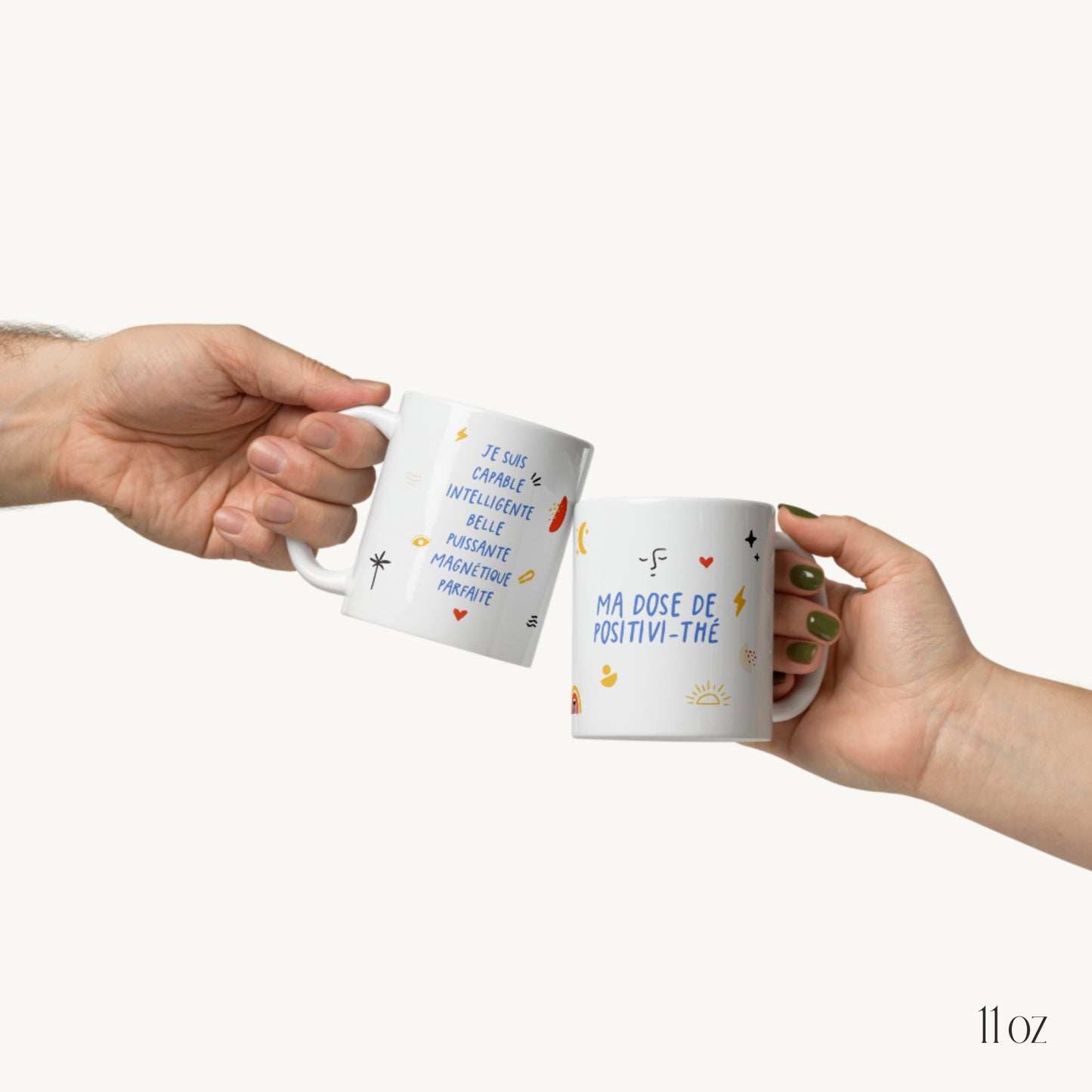 Mug « Ma dose de Positivi-thé »