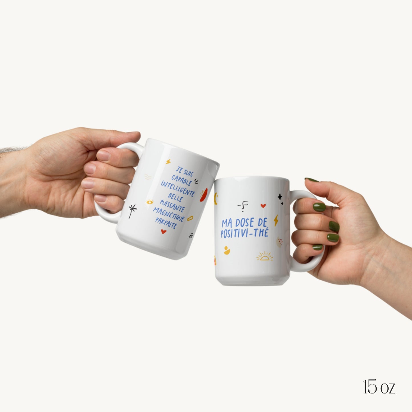 Mug « Ma dose de Positivi-thé »