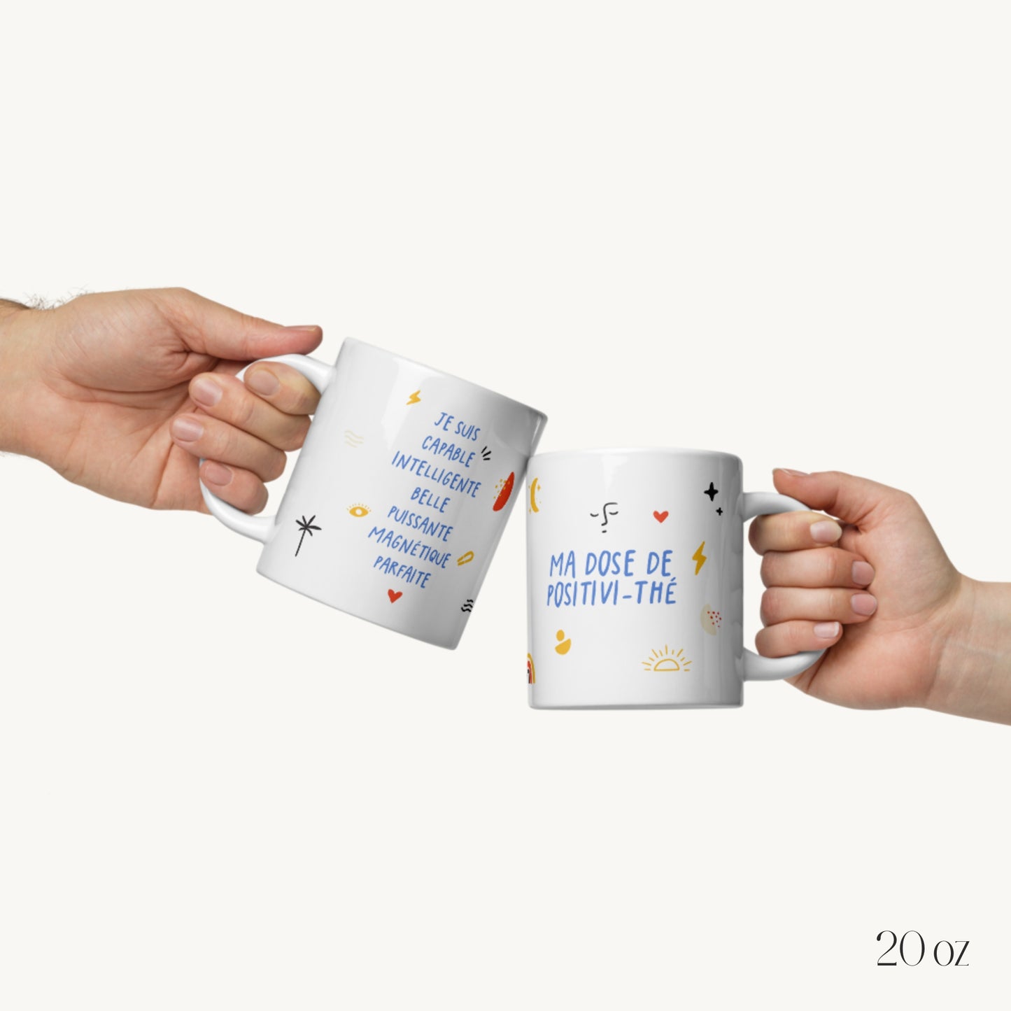 Mug « Ma dose de Positivi-thé »