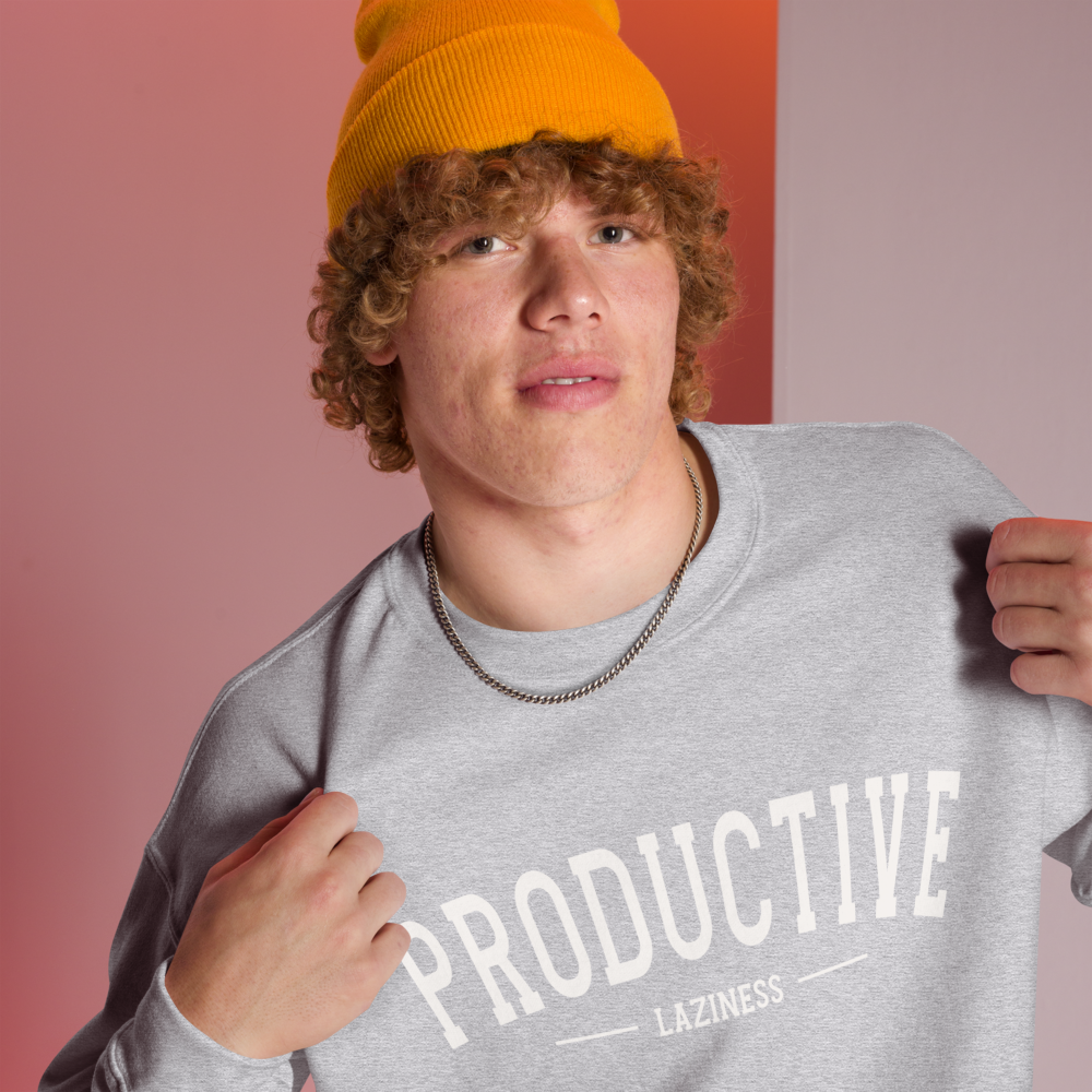 Sweat-shirt unisexe "Productive Laziness"